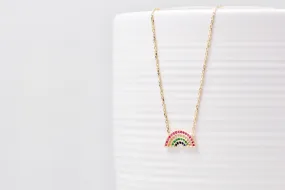 Petite Rainbow Necklace