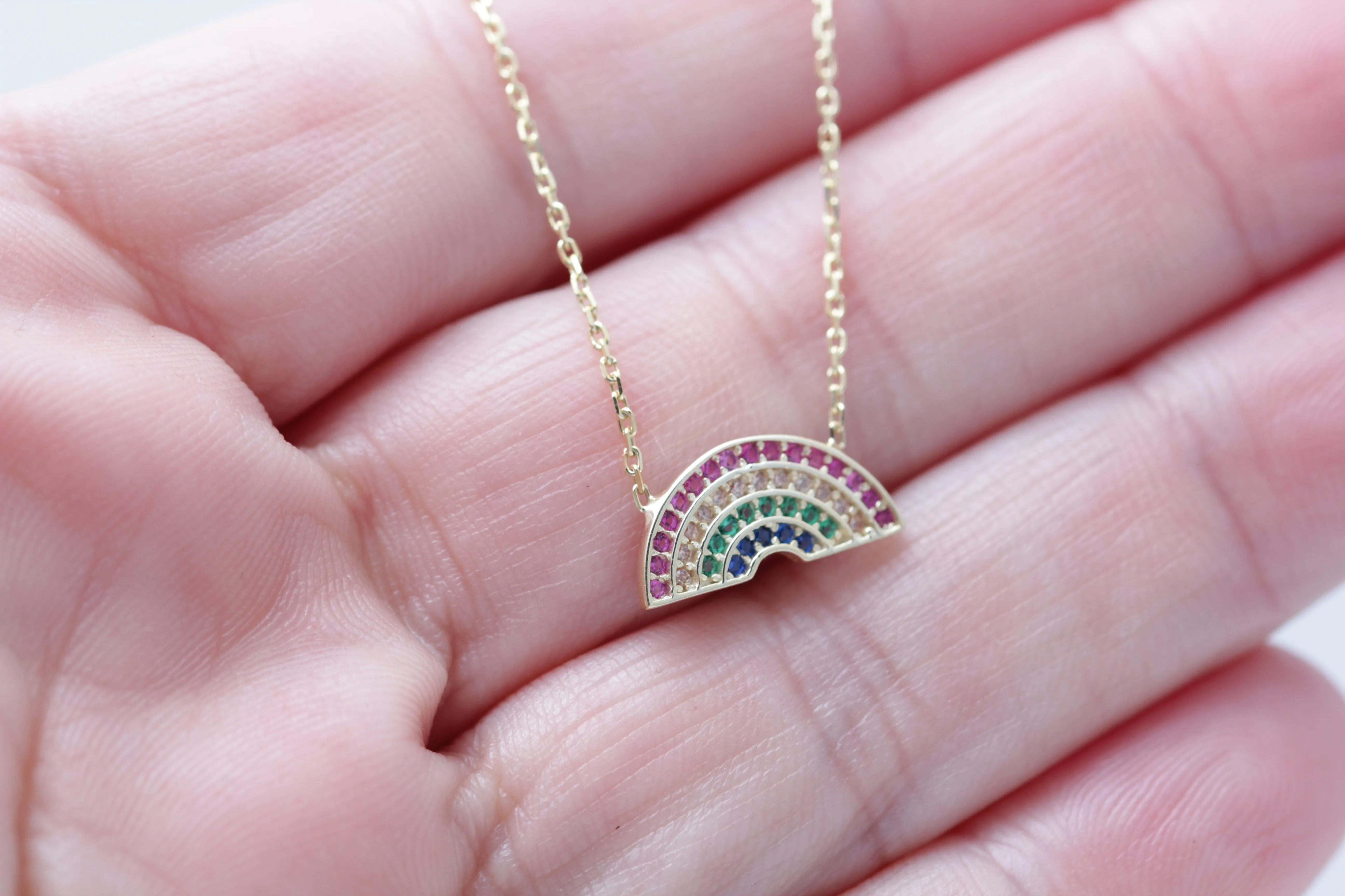 Petite Rainbow Necklace