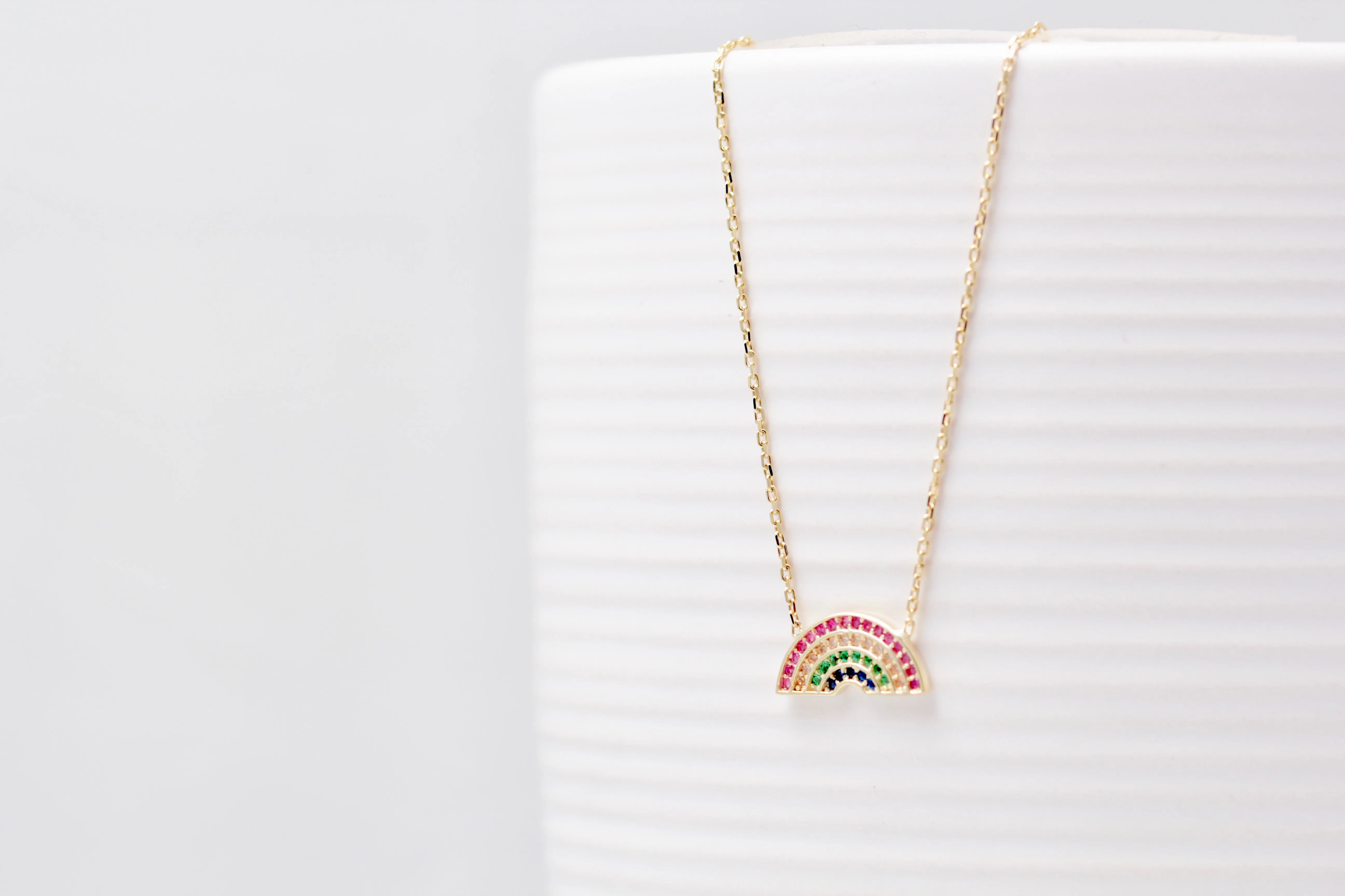 Petite Rainbow Necklace