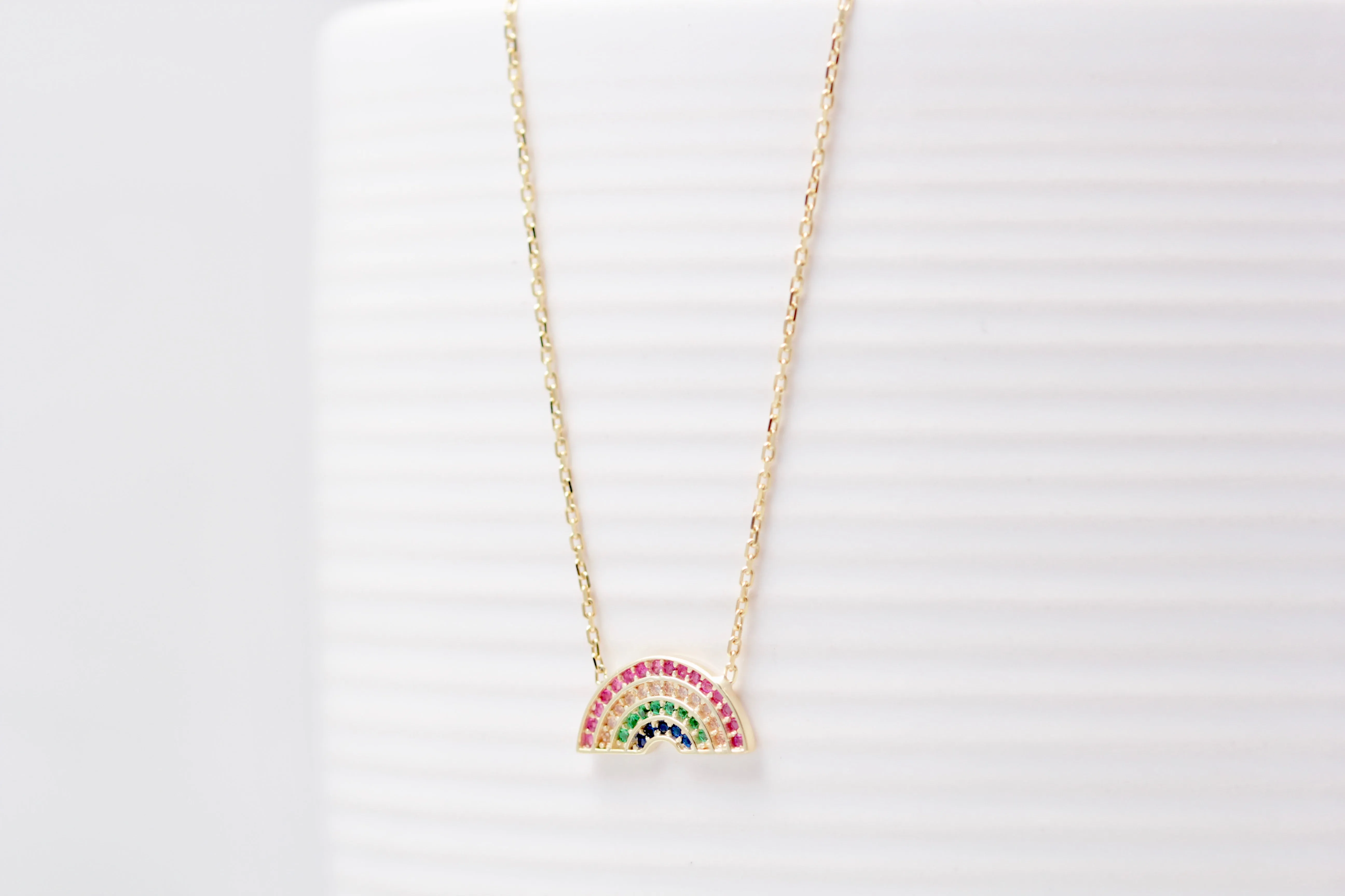 Petite Rainbow Necklace