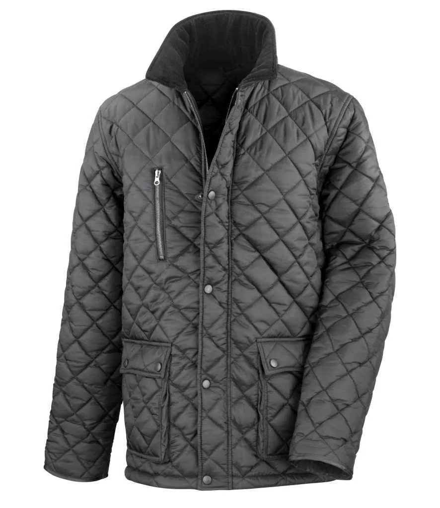 Result Urban Cheltenham Gold Jacket | Black