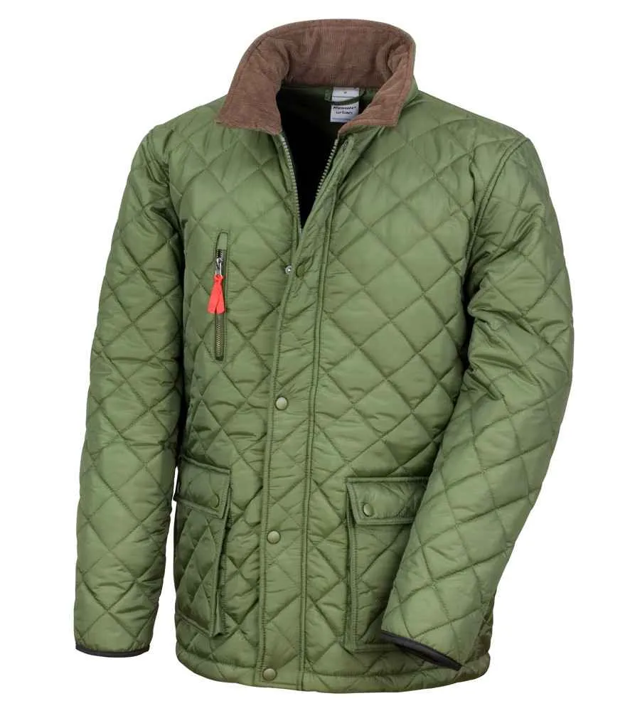 Result Urban Cheltenham Gold Jacket | Olive Green
