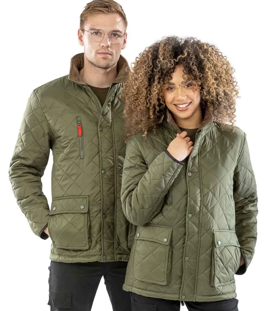 Result Urban Cheltenham Gold Jacket | Olive Green