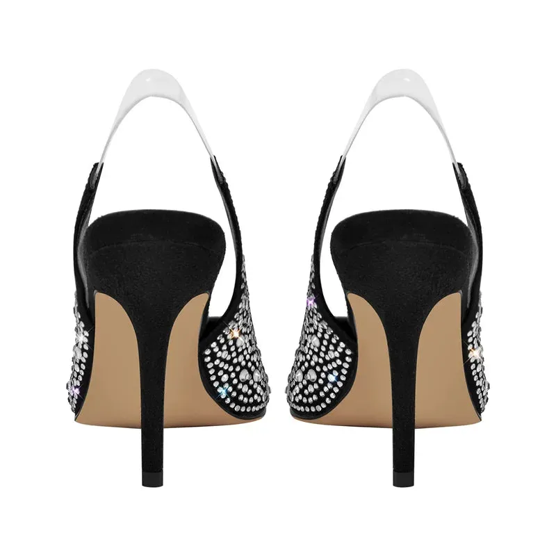 Sculpted Grace Stiletto Sandals