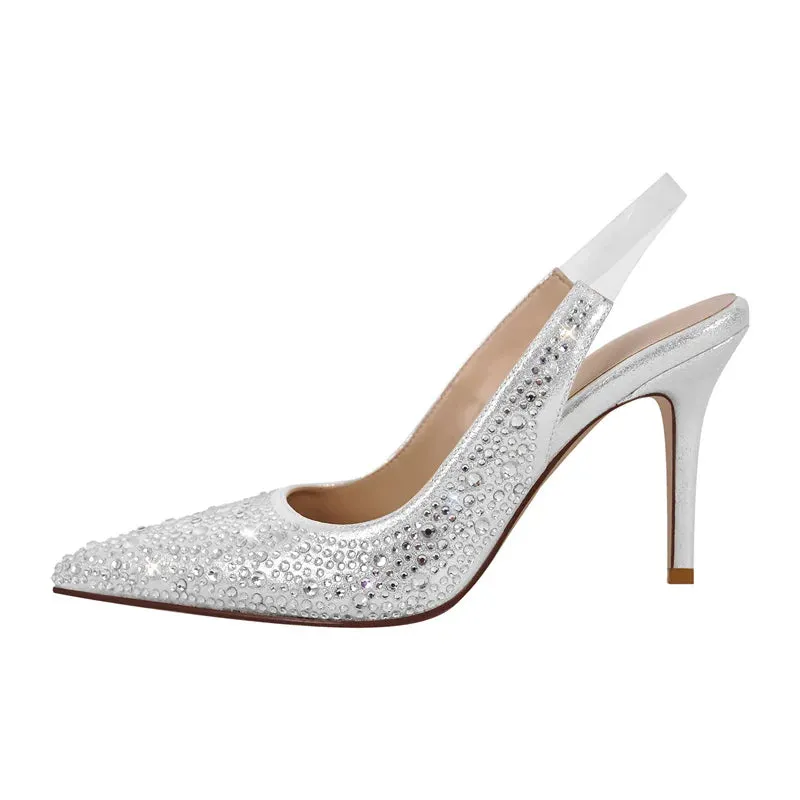 Sculpted Grace Stiletto Sandals