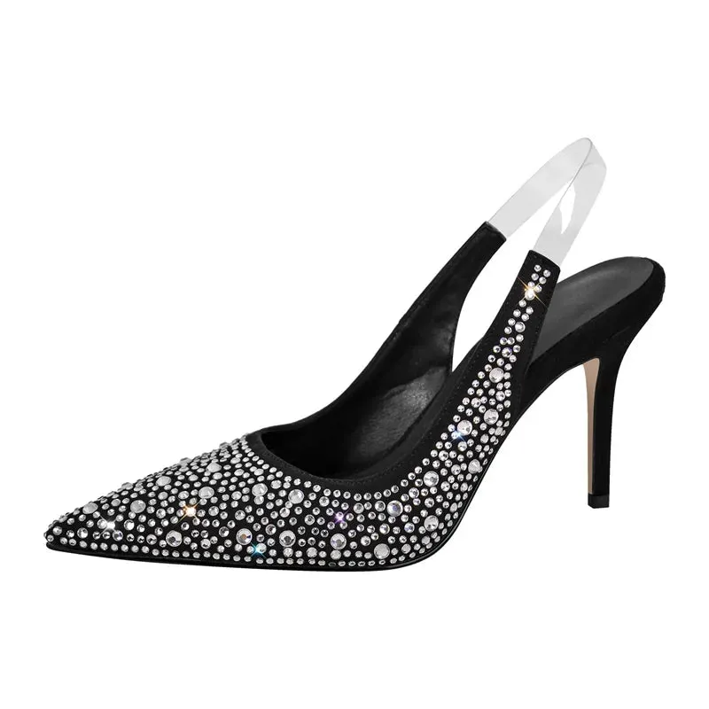 Sculpted Grace Stiletto Sandals