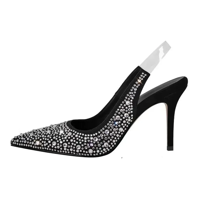 Sculpted Grace Stiletto Sandals
