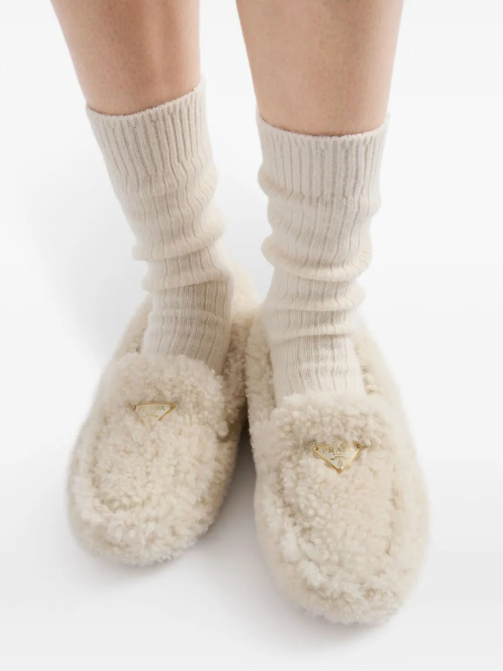 shearling loafers