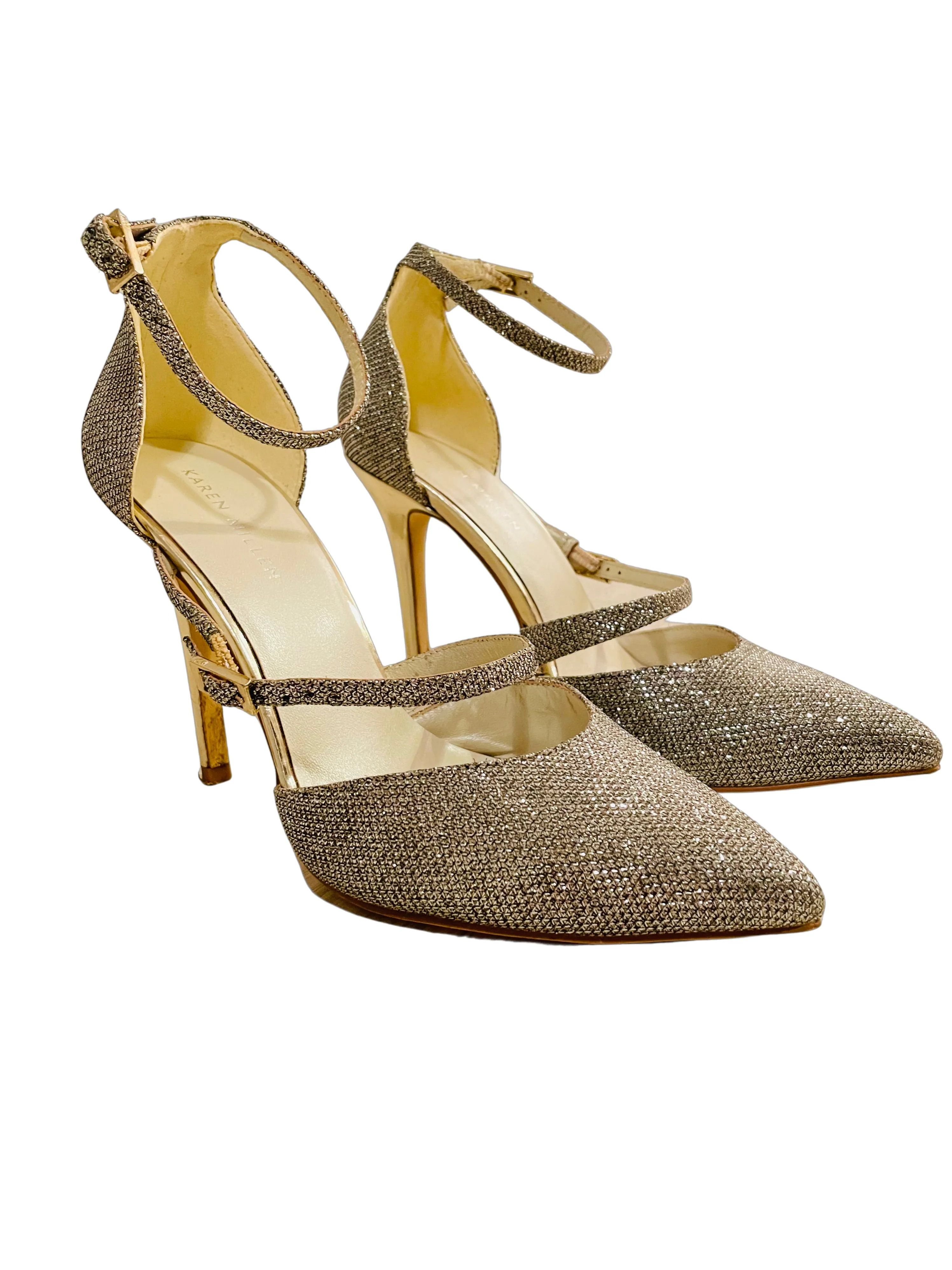 Silver Sequin Shoes