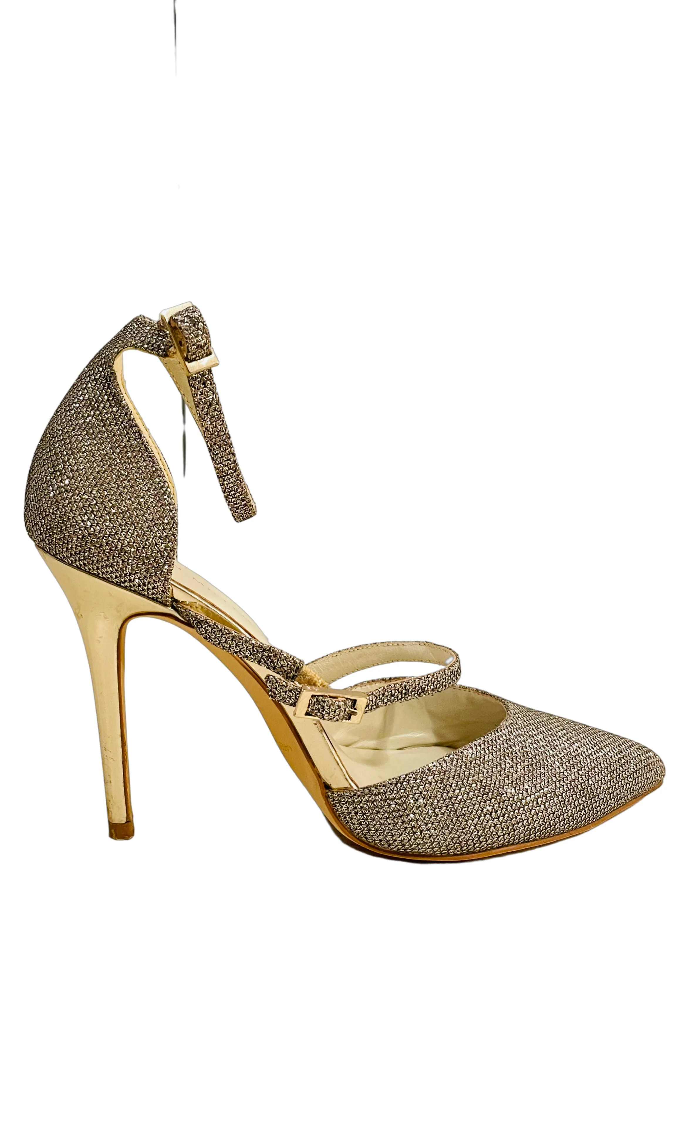 Silver Sequin Shoes