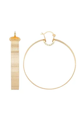 Sister Love Studded Empress Hoops - Large