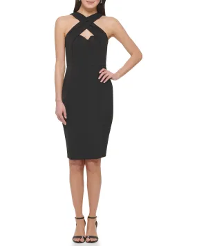 Sleeveless Crisscross Detail Dress