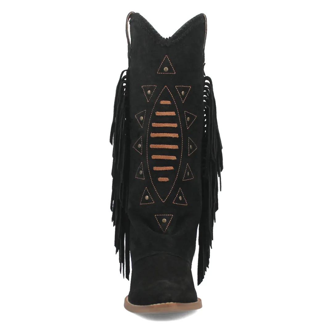 Spirit Trail Leather Boot - Black/Black - DI199-BK