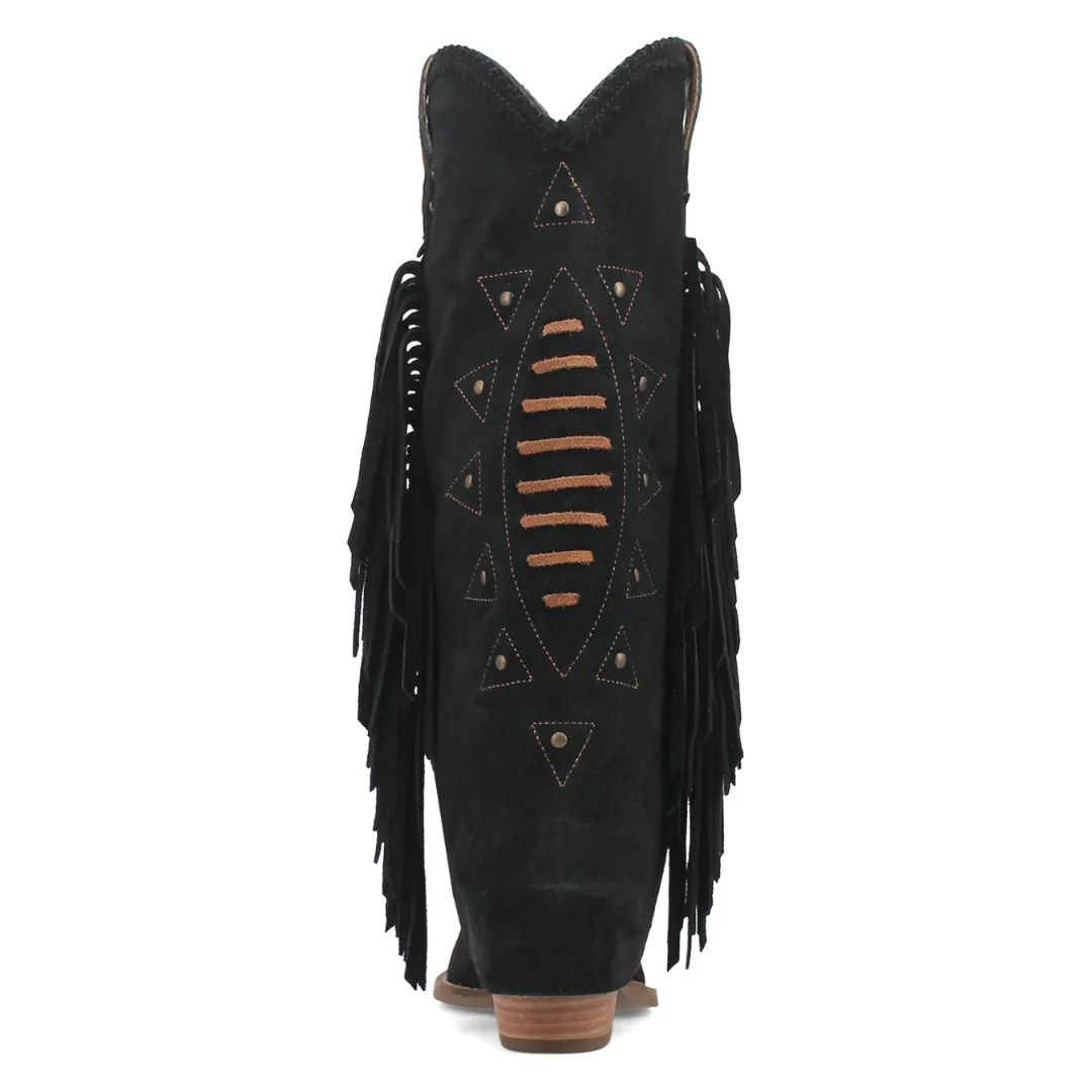 Spirit Trail Leather Boot - Black/Black - DI199-BK