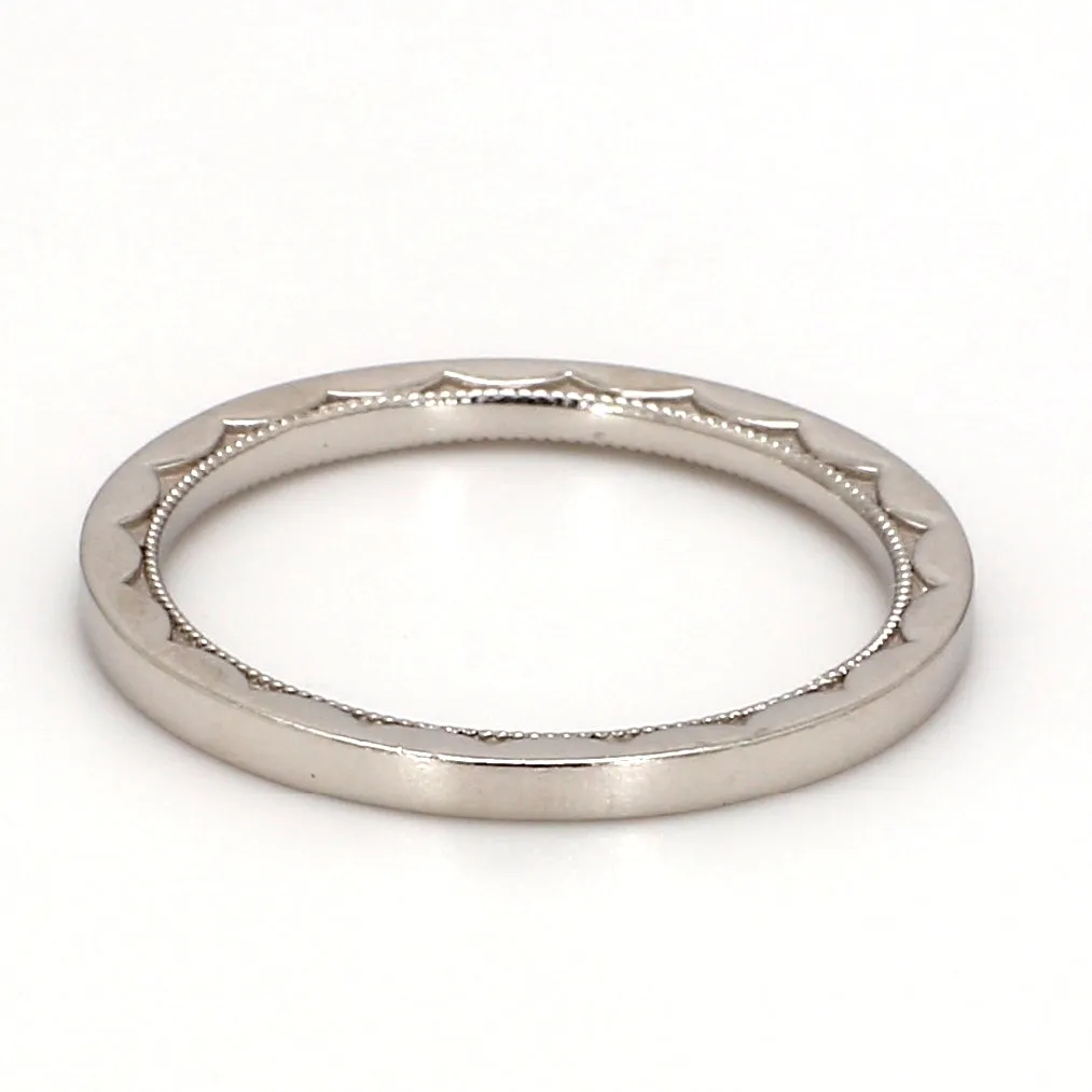 TACORI Sculpted Crescent Side Detail Plain Band