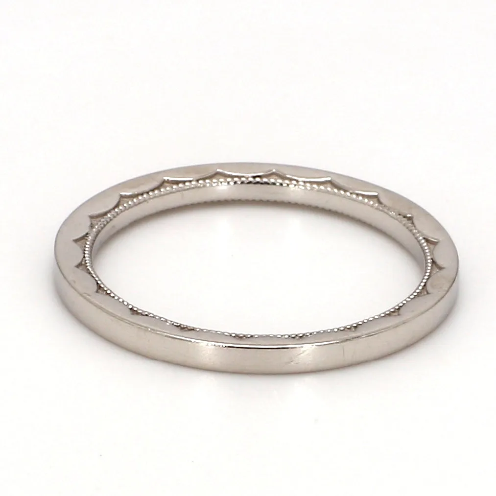 TACORI Sculpted Crescent Side Detail Plain Band