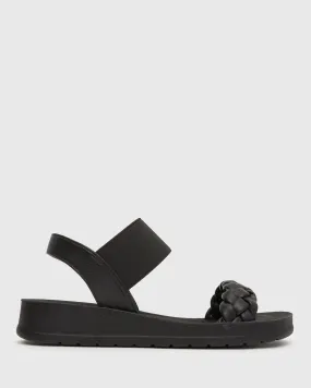 Wider Fit RYKER Vegan Braided Strap Sandals